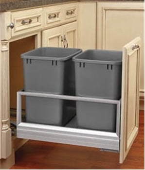 Rev-A-Shelf  Silver Pull-Out Trash Cans