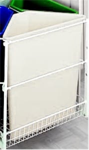 Rev-A-Shelf, 9700-60-W, Ready Recycler Replacement Container, 25 Qt. White