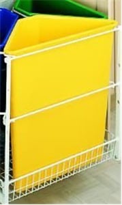 Rev-A-Shelf, 9700-60-Y, Ready Recycler Replacement Container, 25 Quart, Yellow