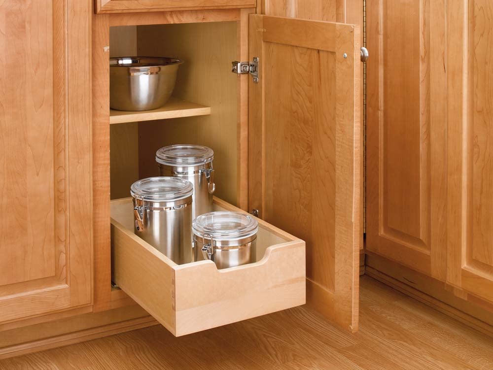 12 inch Wood Pull-Out Shelf