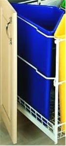 Rev-A-Shelf, 9700-60-B, Ready Recycler Replacement Container, 25 Quart, Blue