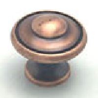 Berenson, 2923-1BAC-P, Cabinet Knob, Euro Traditions, Brushed Antique Copper