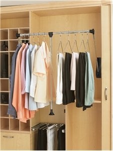 Pull-Down Closet Rod 26-35 in Wide