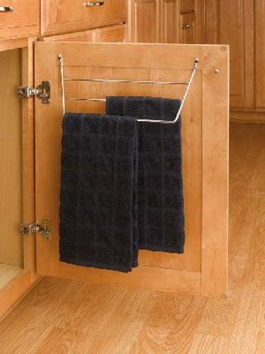 RS563.51.C 2 PRONG PULLOUT CHROME TOWEL HOLDER 