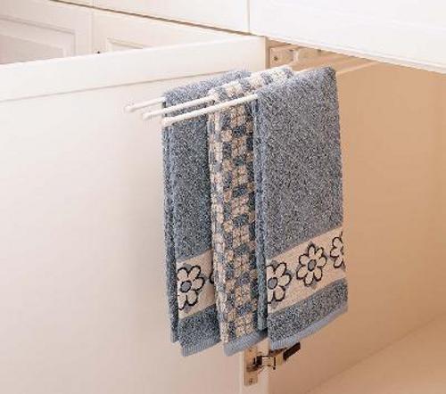 Rev-A-Shelf, 563-47, Pull-Out Towel Bar, White