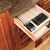 Large view of the Rev-A-Shelf 4WKB-1 Wood Knife Block Drawer Insert with Dividers