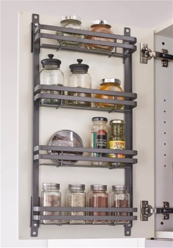 Rev-A-Shelf, 5365-10-FOG, 10-5/8 inch Door Mount Spice Rack