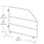 Rev-A-Shelf, 597-18CR-52, 18 Inch Tray Divider w/Clips, Chrome