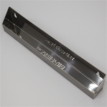 14 1/4&quot; Stainless Steel Slim Line Tip-Out Tray