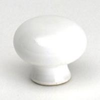 Berenson, 2536-539-P, Cabinet Knob, Concord, White Ceramic