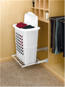 Pull-Out Hamper with Lid 14&quot; Deep