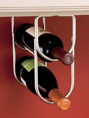 Rev-A-Shelf, 3250SN, Double Wine Bottle Rack Satin Nickel Plate